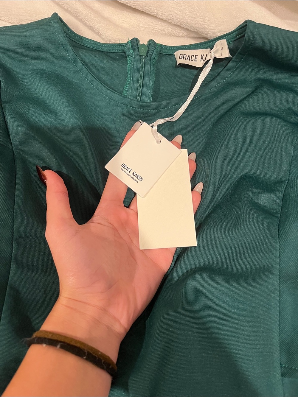 grace-karin-dresses-grace-karin-teal-midi-dress-with-flutter